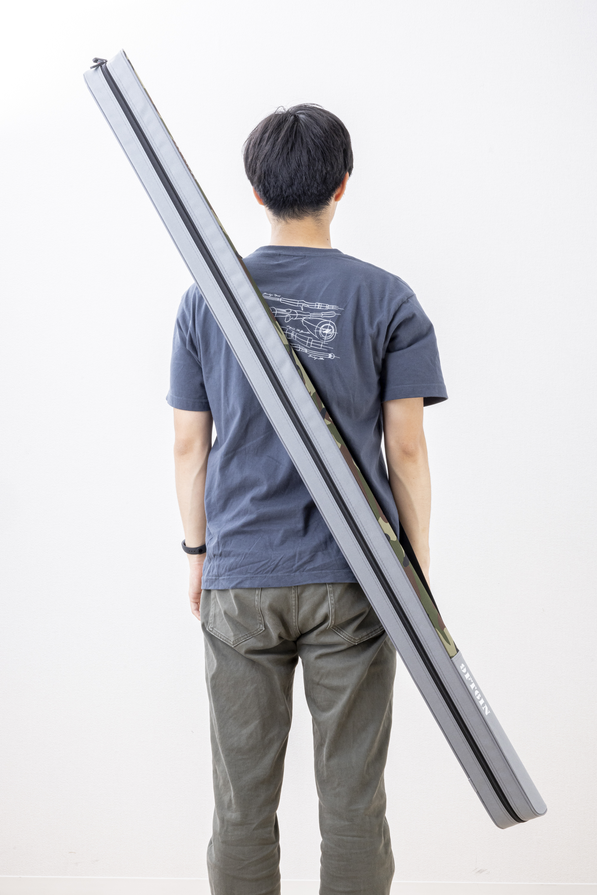 セミハードロッドケース2 WOODLAND CAMO 9FT6IN 6