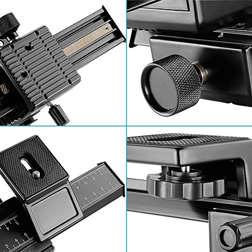 Pro 4-Way Macro Focusing Focus Rail Slider 3
