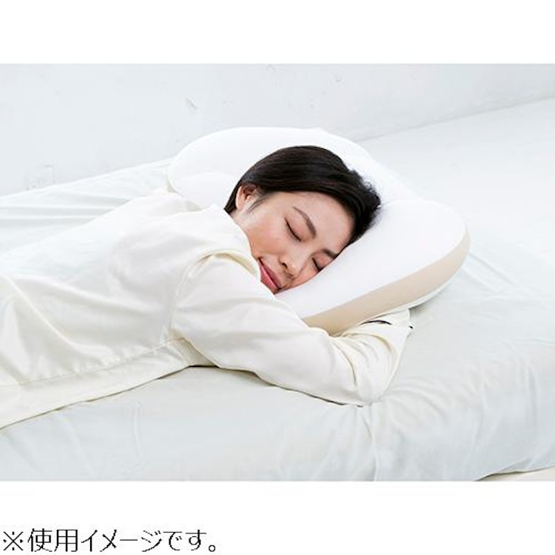 もっちり感触で包み込むビーズ枕 4