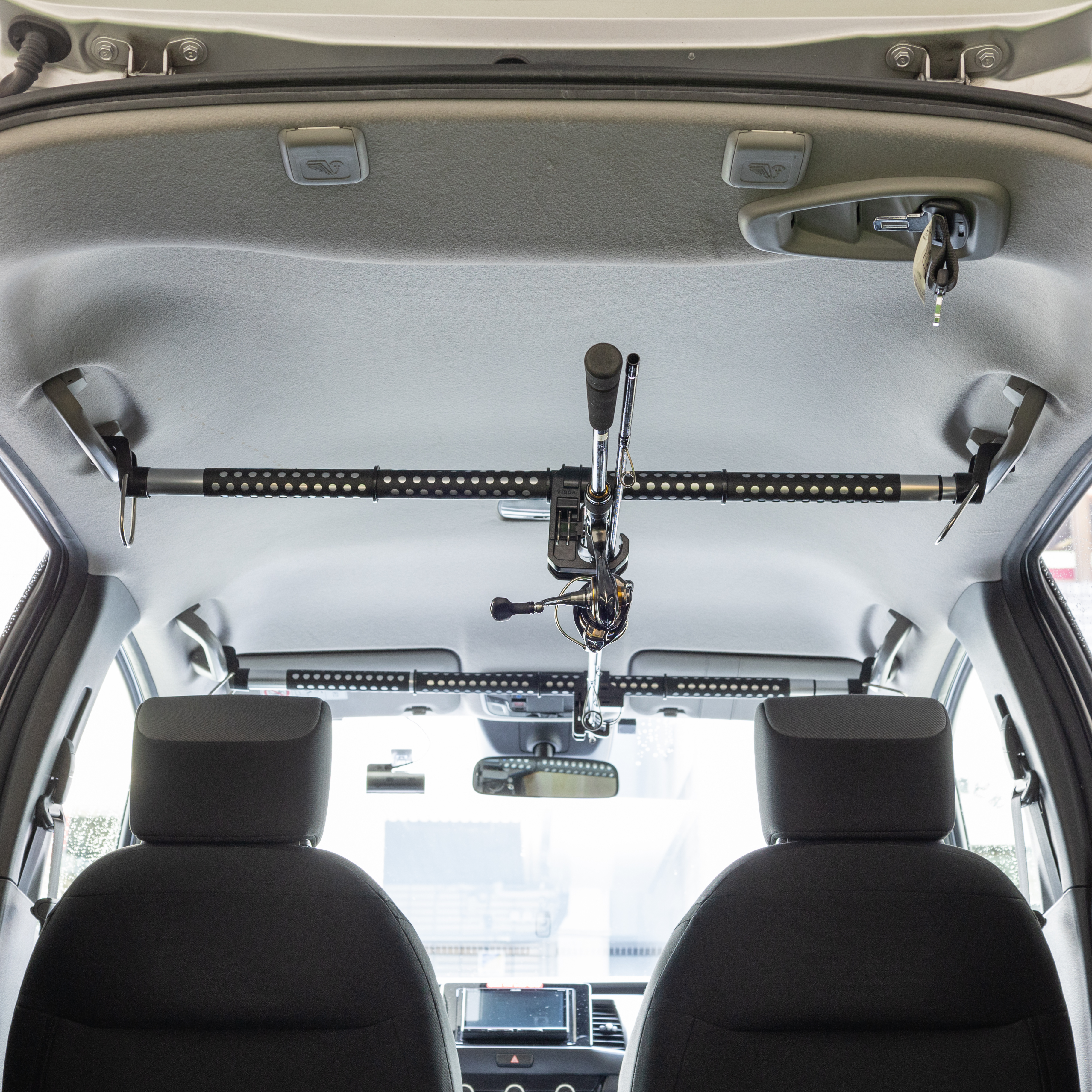 ヤック VISOA マルチグリップバー用ロッドホルダー フロント/リア