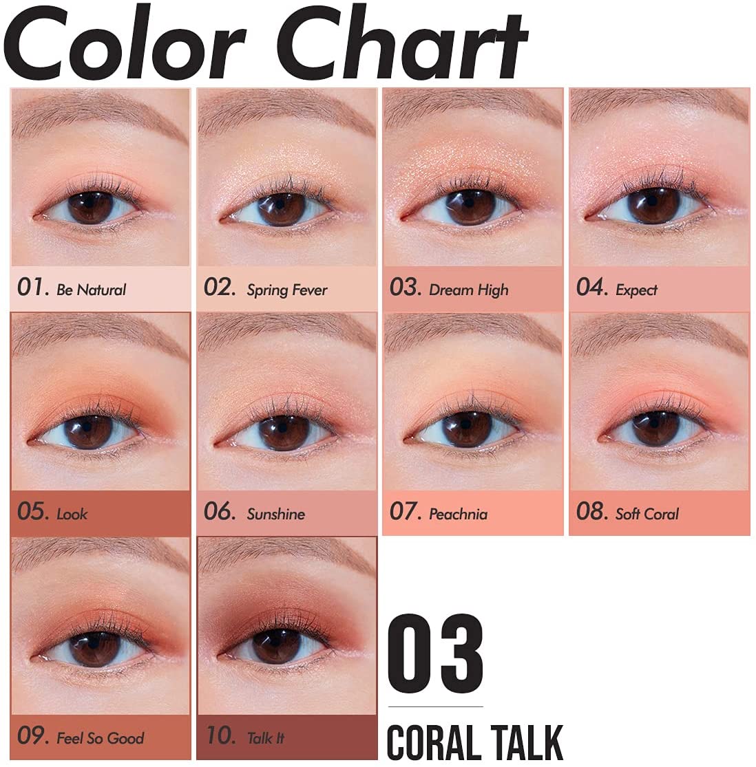 プロアイパレット #03 Coral Talk 4