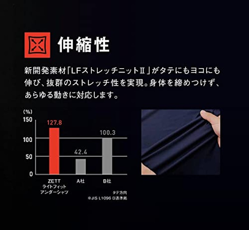 ライトフィットアンダーシャツ 4