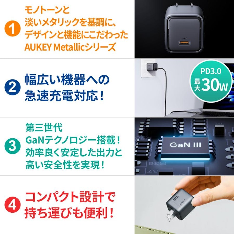 Comet 30W USB-C充電器 2