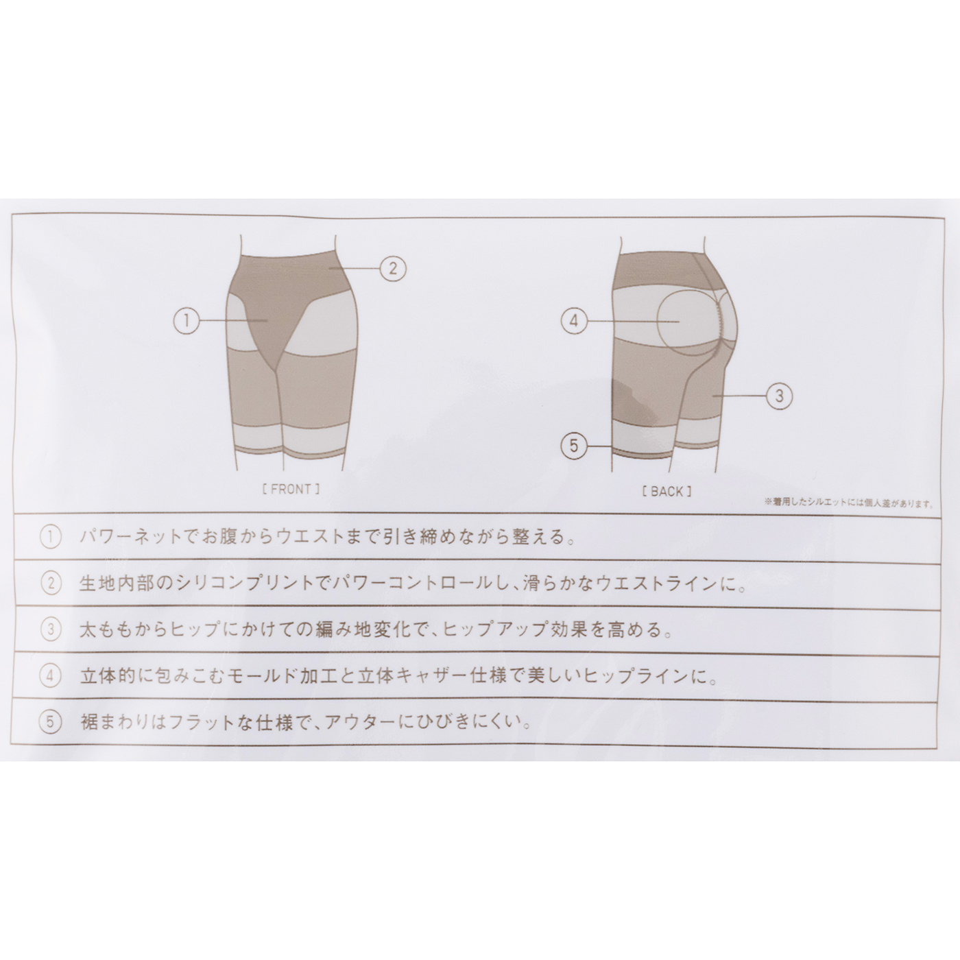 ノンラインシェイパーショーツ 4