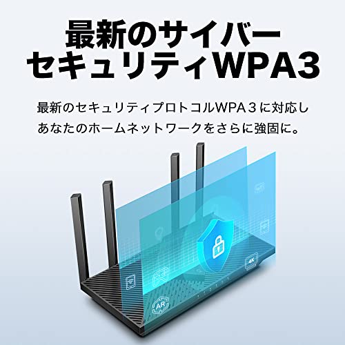AX3000 デュアルバンド ギガビット Wi-Fi 6ルーター 5