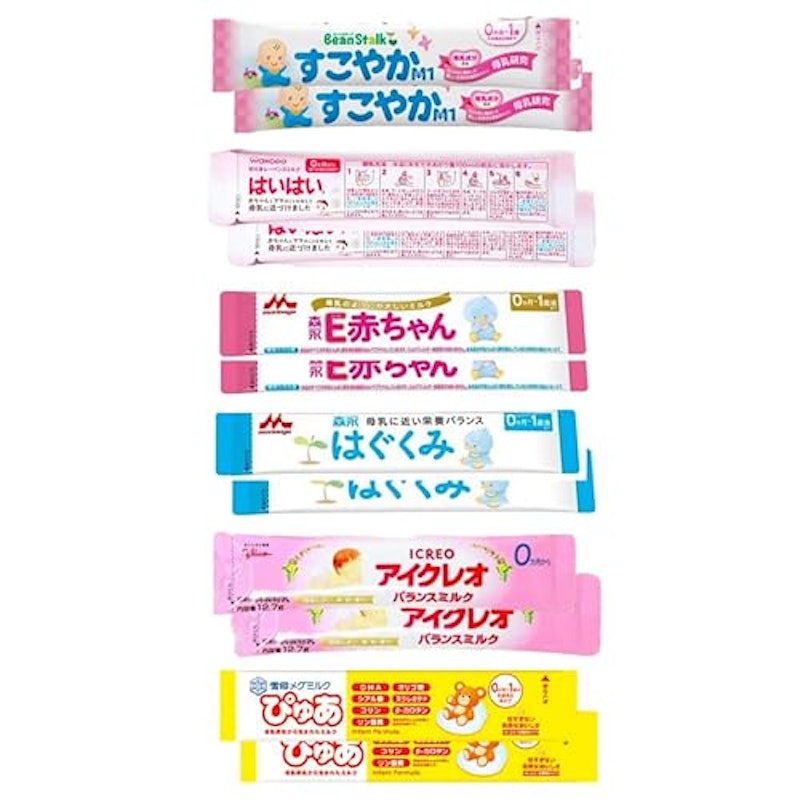 粉ミルク お試し セット 6種類12本 詰め合わせセット 1