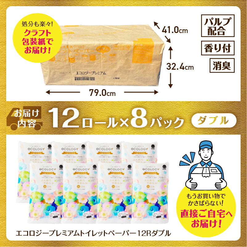 エコロジープレミアムトイレットペーパー 5