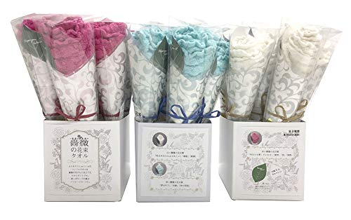 薔薇の花束タオル 5