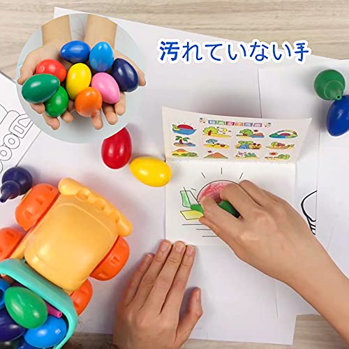 幼児用クレヨン 3歳以上のdiy用の描画用の簡単で清潔なクレヨン安全で無害な動物の形 激安正規品