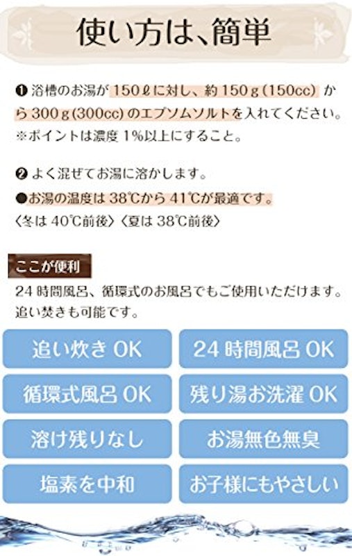 エプソムソルト 7