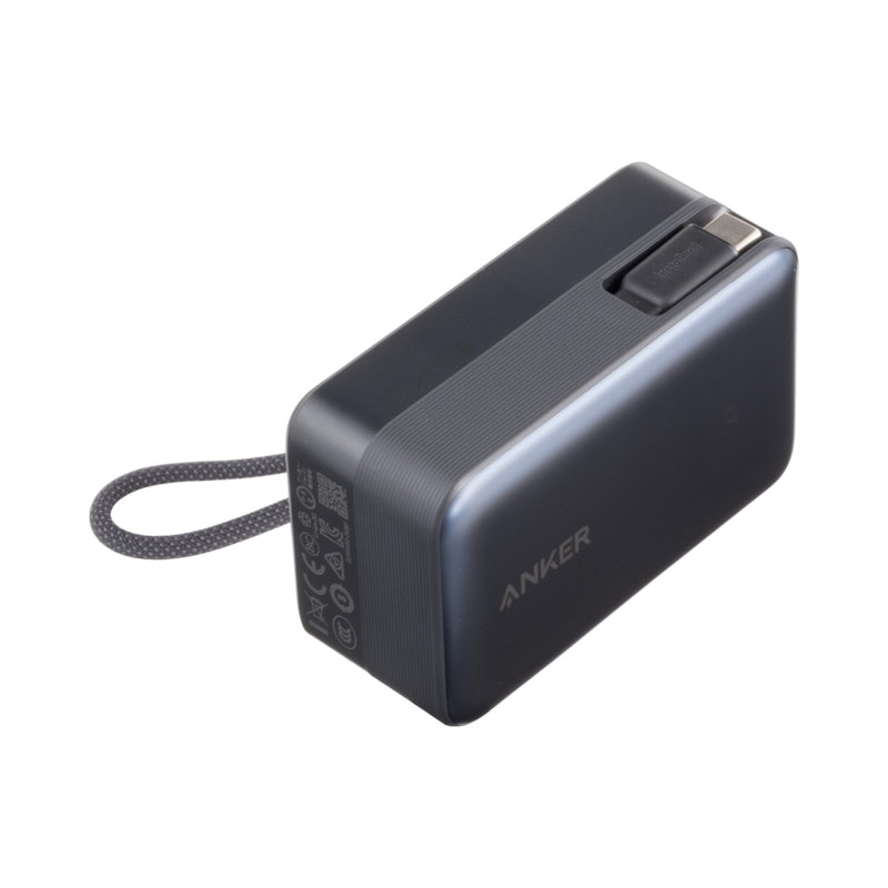 Nano Power Bank (10000mAh, 45W, 巻取り式 USB-Cケーブル) 1