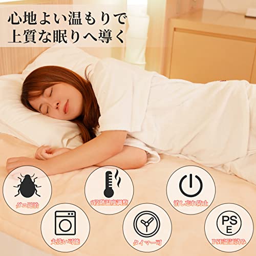 電気毛布 丸洗いOK 洗濯ネット 掛け敷き兼用 9段階温度調整 タイマー設定 電気毛布 丸洗いOK 洗濯ネット 掛け敷き兼用 9段階温度調整