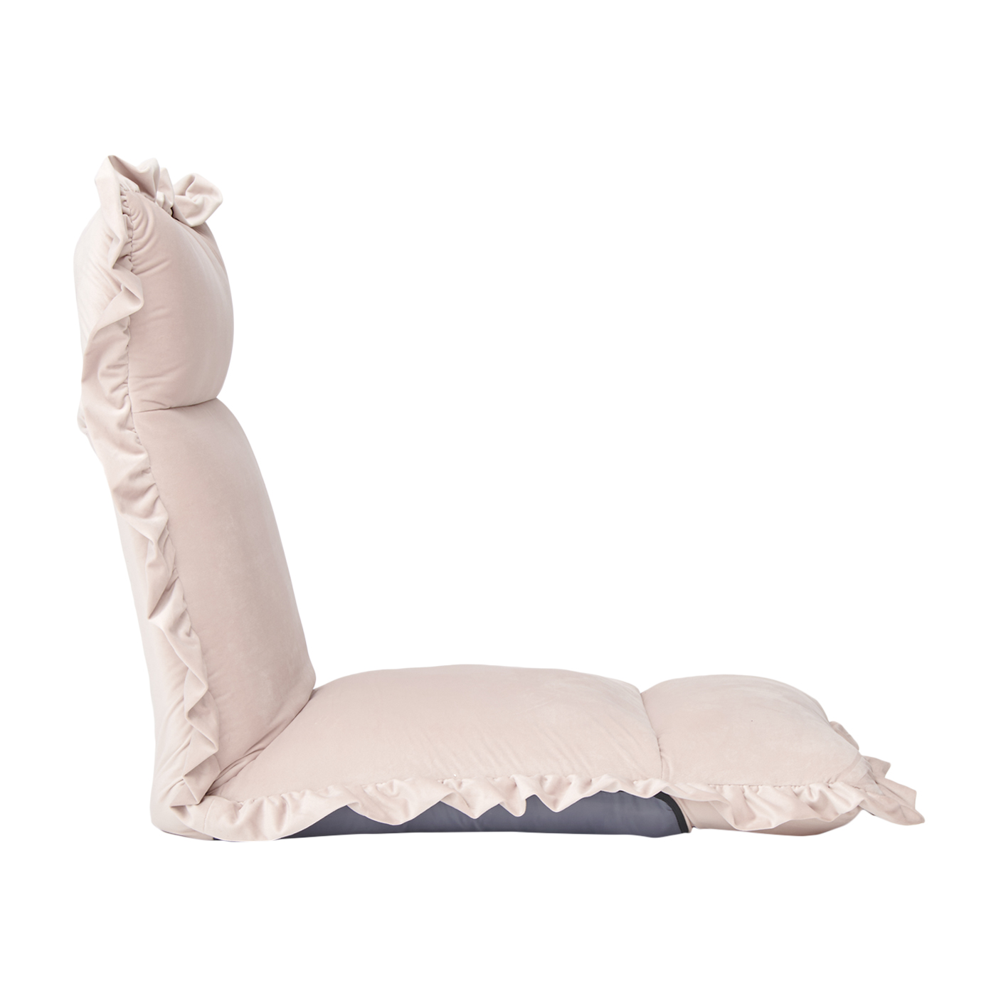 【美品】フランフラン　カランフロアチェア　座椅子　ハイバック(ブラウン) オンラインショップ限定】カラン フロアチェア ハイバック ブラウン