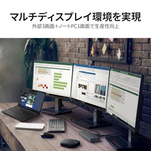 USB Type-C ドッキングステーション 3