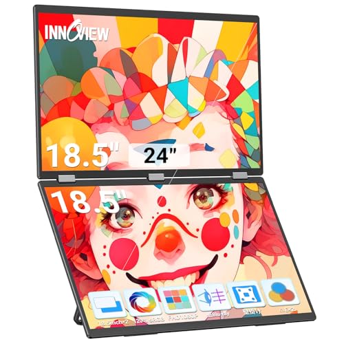 innoview デュアルモバイルモニター 18.5インチ 2025年製 デュアルモバイルモニターで作業効率が劇的に変わる｜InnoView