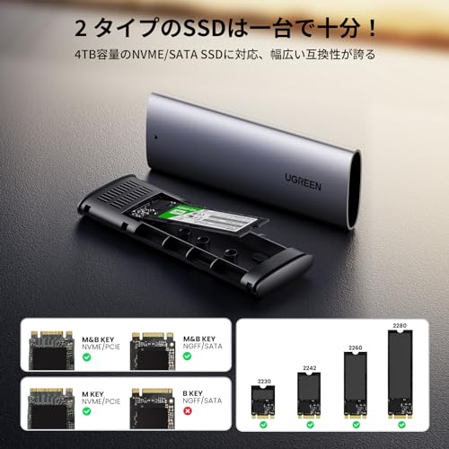 M.2 SSD 外付けケース 2