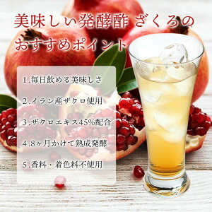 美味しい発酵酢 ざくろ 2
