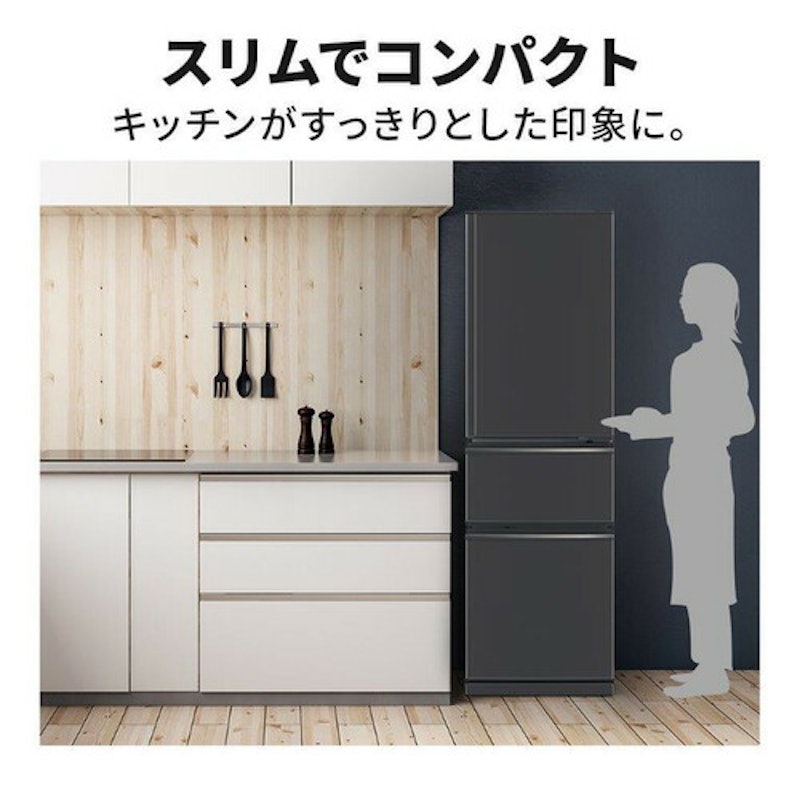 3ドア冷蔵庫 2