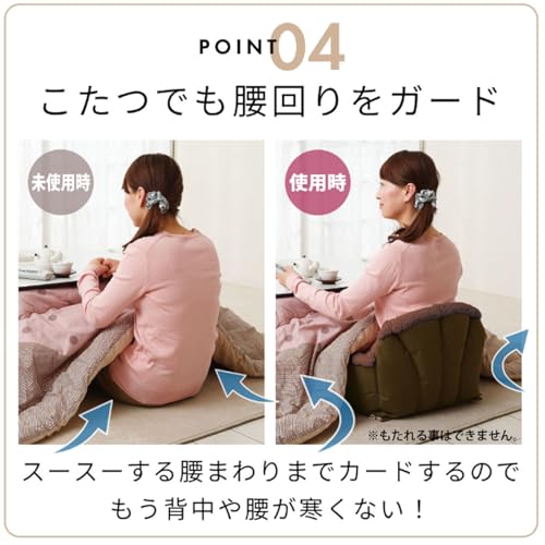 腰を包む座れる毛布 6