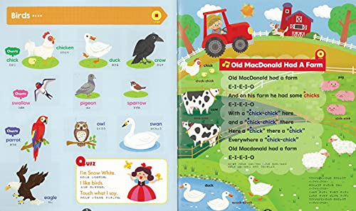 音楽やリズムで耳からおぼえる！ 音がでるタッチペンつき こどもえいごえほん 5