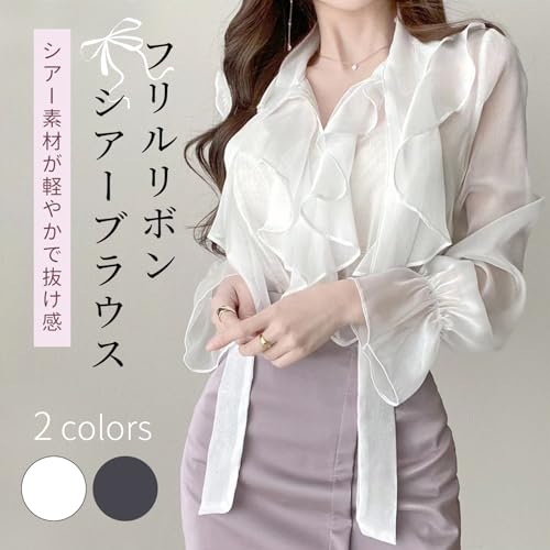 ボウタイリボンブラウス 3