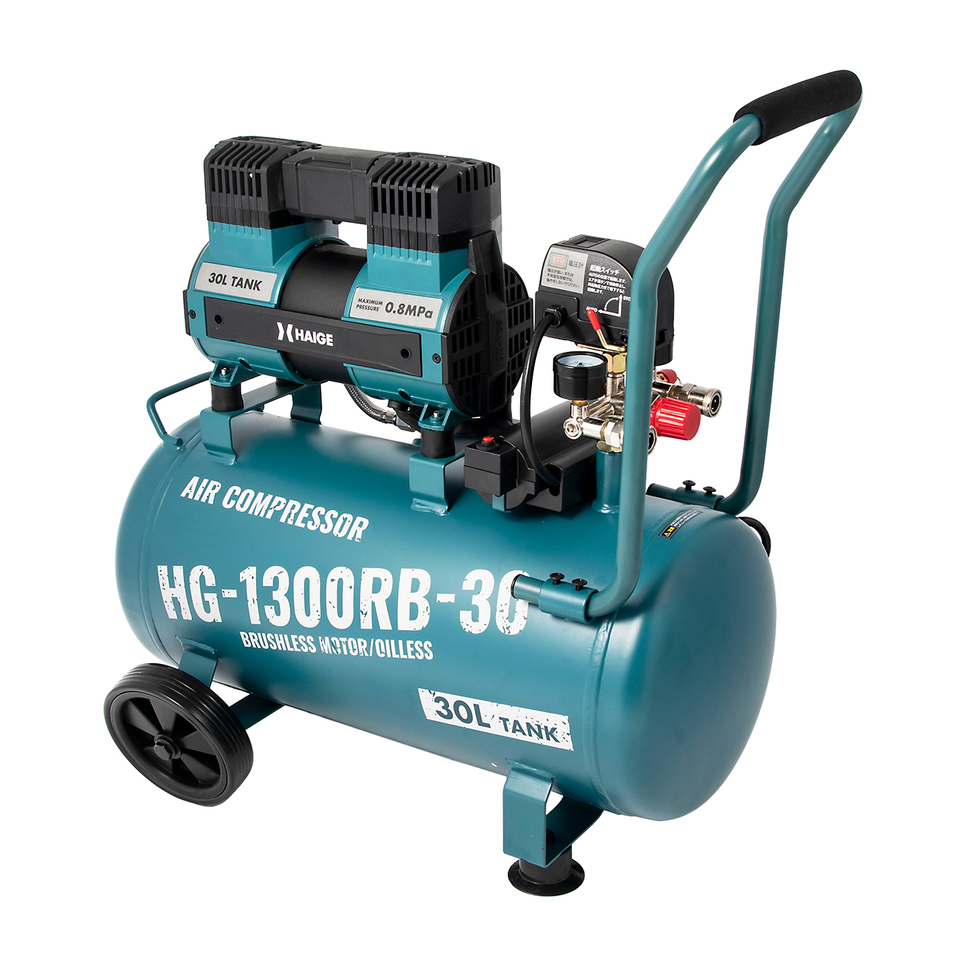 コメリ RETZLINK アルミタンク静音コンプレッサー RZ-SA1030EFRを検証