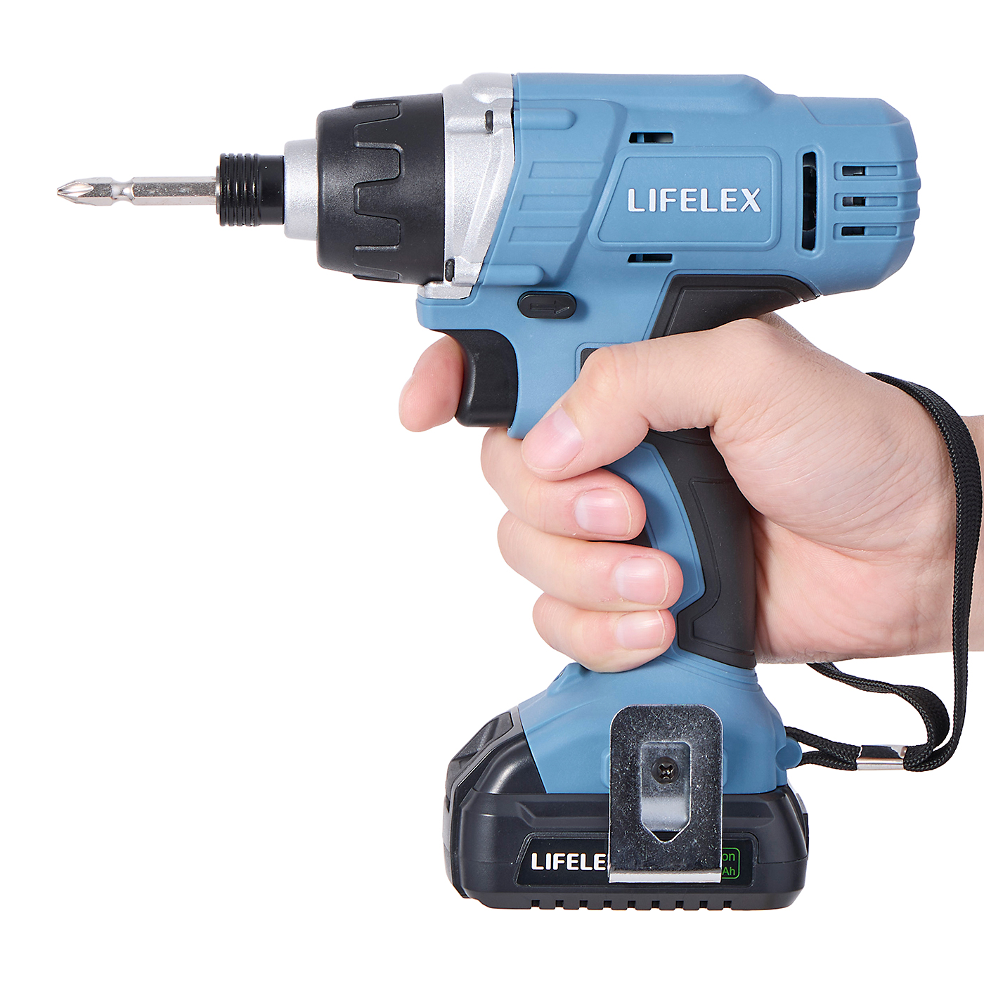 インパクトドライバー　ジャンク品　コーナン　LIFELEX ◇コーナン オリジナル LIFELEX 充電ドライバー 3.7V 充電式 ブラック