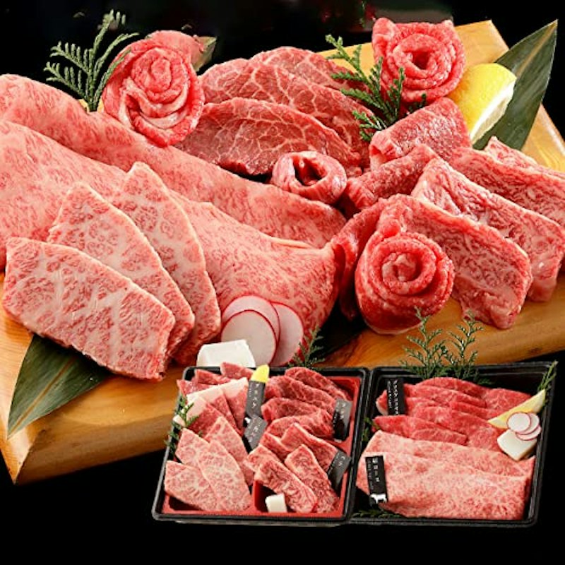 黒毛和牛国産牛2段重焼肉セット 1