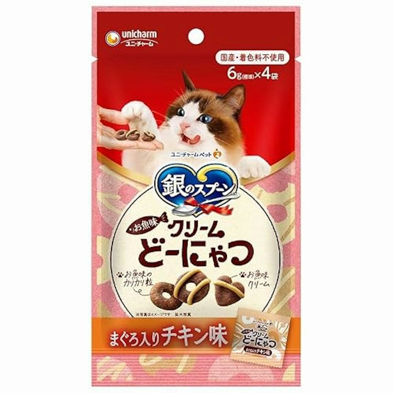 おやつ お魚味クリームどーにゃつまぐろ入りチキン味 1