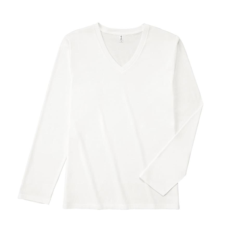 TRUSS スリムフィット Vネック ロングスリーブTシャツ 1