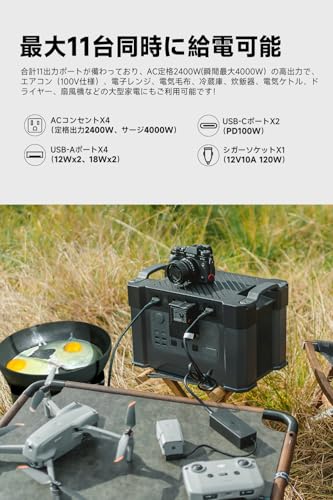 ALLPOWERS S2000PRO+ ポータブル電源を検証レビュー！大容量の