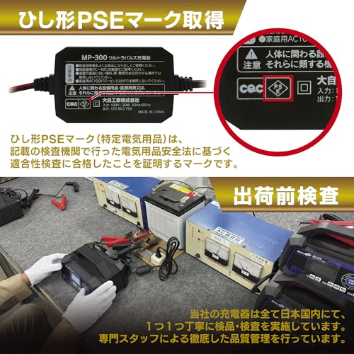 ウルトラパルス充電器 0.75A 4