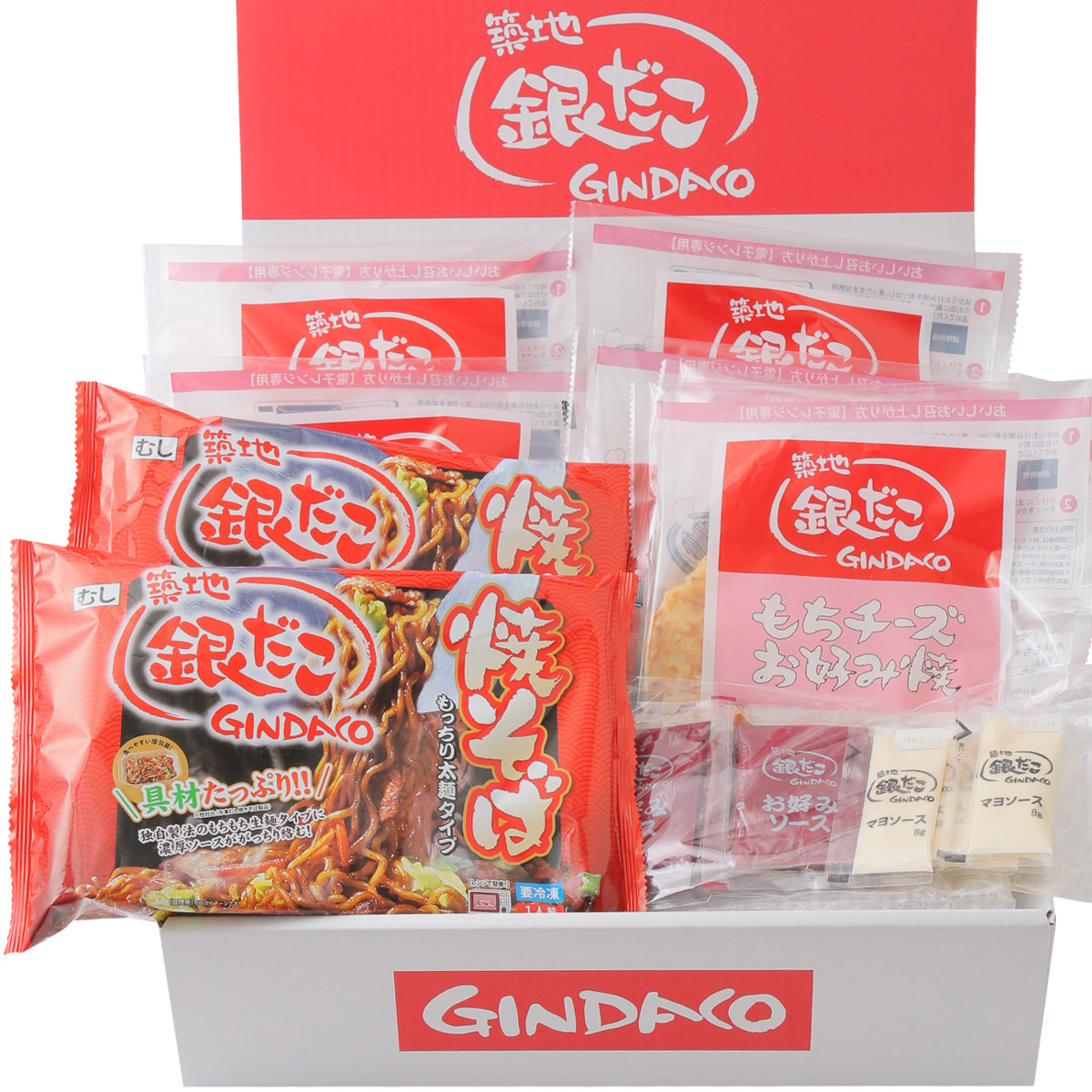もちチーズお好み焼・焼そばギフトセット 1