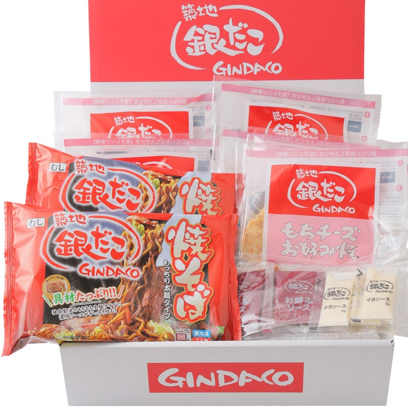 もちチーズお好み焼・焼そばギフトセット 1