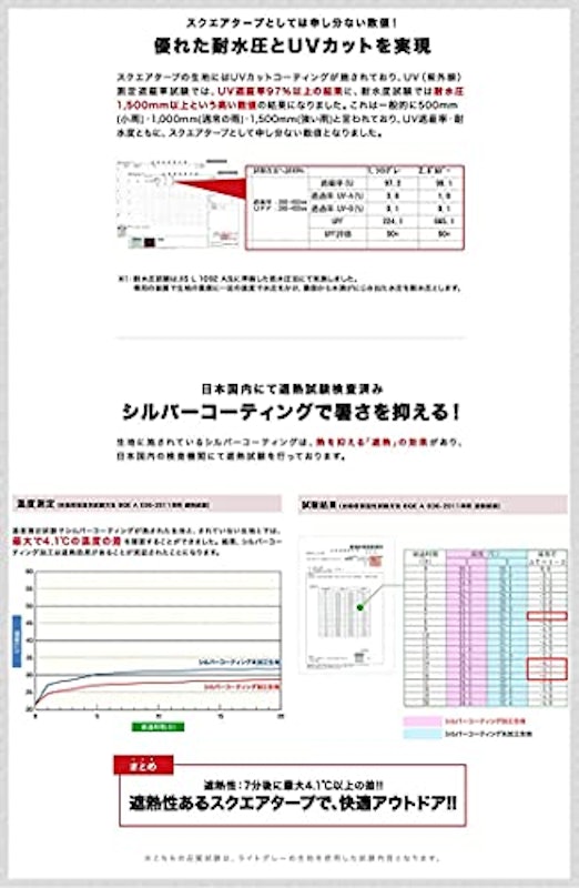 スクエアタープ 6