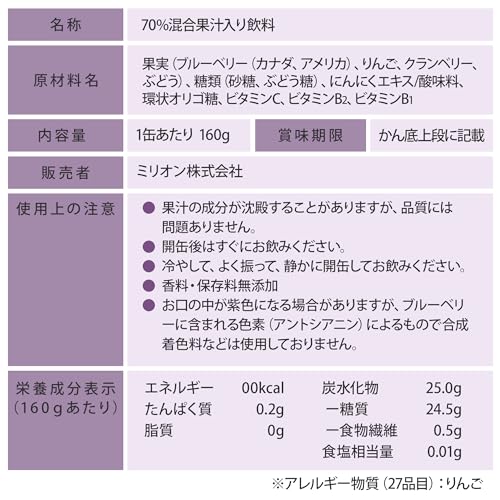 ミリオンのブルーベリー＆クランベリー 7