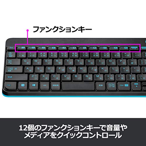 ワイヤレスキーボード＆マウスセット 4