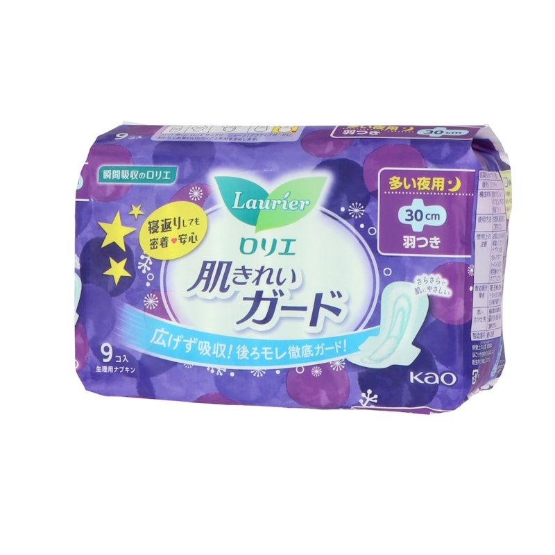 ロリエ 肌きれいガード 多い夜用 羽つき 1