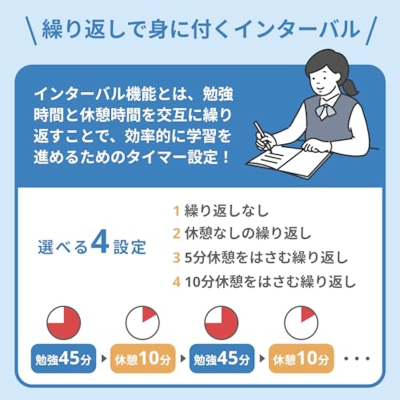 MIRAITIMER 勉強クロック 4