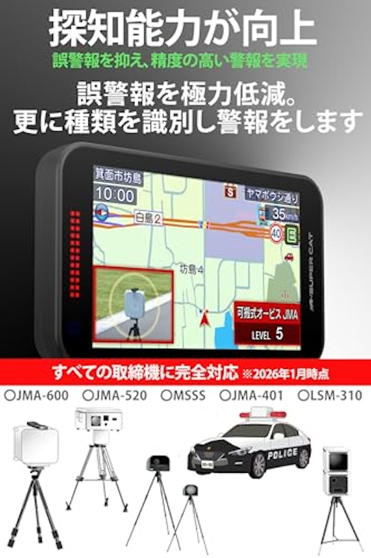 レーザー&レーダー探知機 4