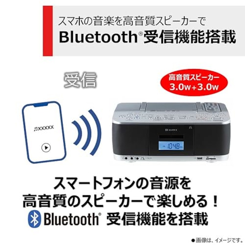 SD/USB/CDラジオカセットレコーダー 3
