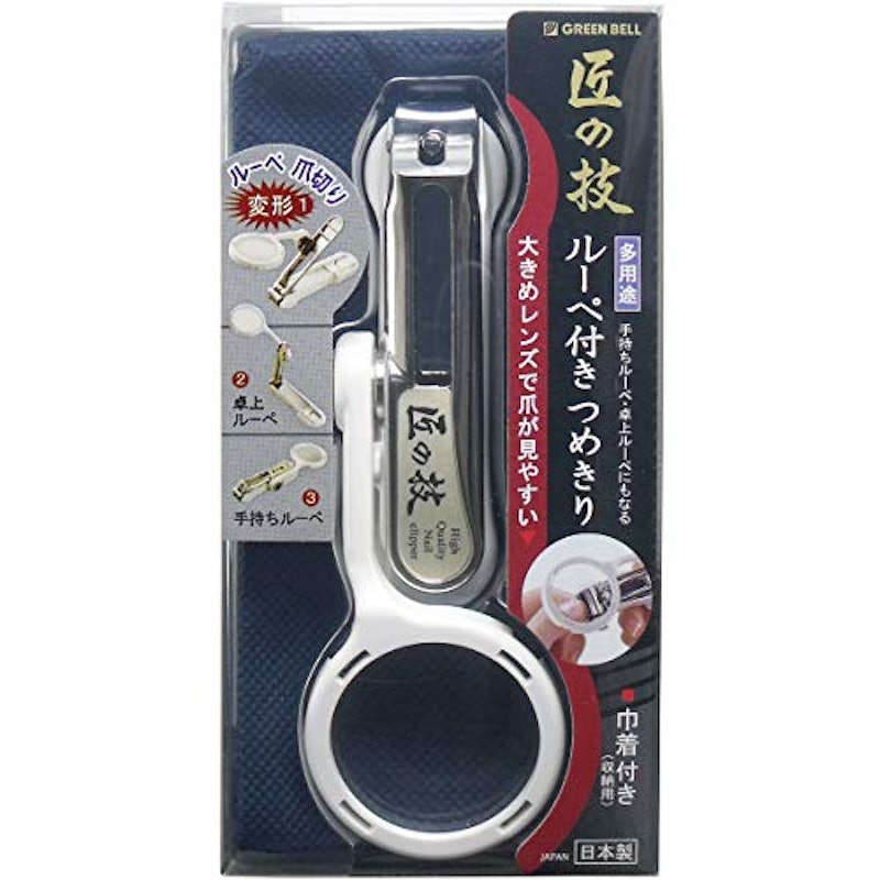 ルーペ付きつめきり 巾着付き 1
