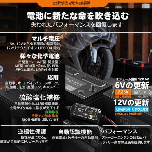 バイクバッテリー充電器 3