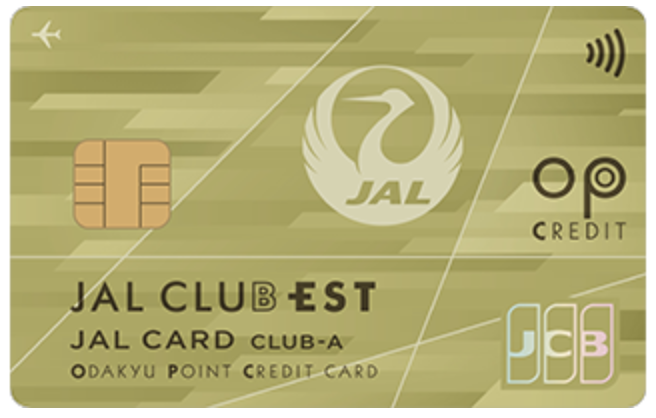JALカード OPクレジット JAL CLUB EST CLUB-Aカード 1