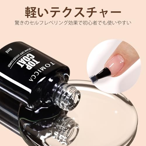 ジェルネイル トップコート 3