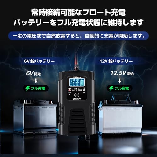 全自動パルスバッテリー充電器 3
