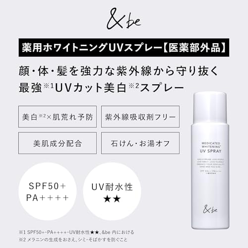 薬用ホワイトニングUVスプレー 2