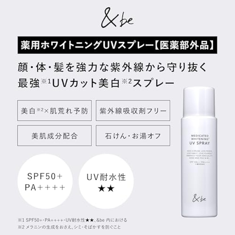 薬用ホワイトニングUVスプレー 2