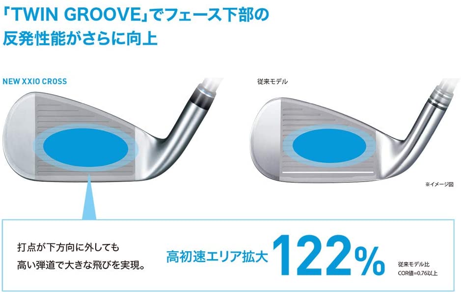 ダンロップ ゼクシオ クロス アイアン5本セット 6