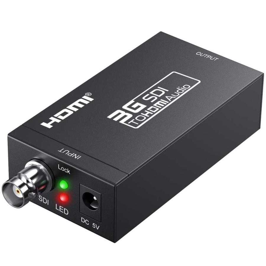 【中古】StarTech.com SDI - HDMIコンバーター 3G SDI - HDMIアダプタ SDIデイジーチェーンポート搭載 SDIソースを230m延長 SDI2HD SDI - HDMIコンバーター 3G SDI - HDMIアダプタ SDIデイジーチェーン